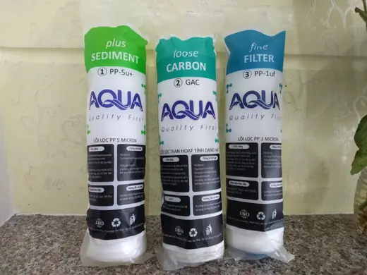 Combo 3 lõi lọc Aqua số 1-2-3